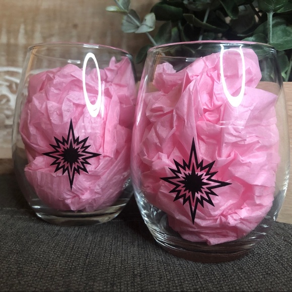 Simple Stemless Wine Glasses - Picture 2 of 2